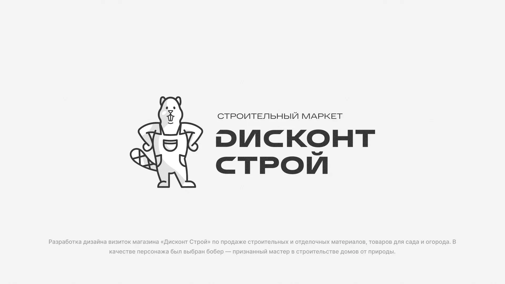 Разработка дизайна визиток магазина «Дисконт Строй» в Черногорске